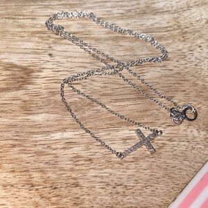 Sterling Silver Cross Necklace